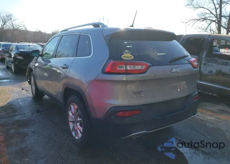 2017 Jeep Cherokee Limited 4X4 из США, поврежденный, VIN 1C4PJMDB5HW520265